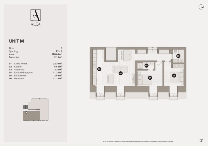 Apartamento T2 para Venda em Santo António Planta 1