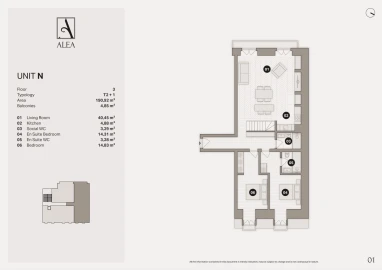 Apartamento T2 para Venda em Santo António