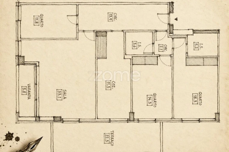 Apartamento T3 para Venda em Santo Antonio dos Olivais Foto 23