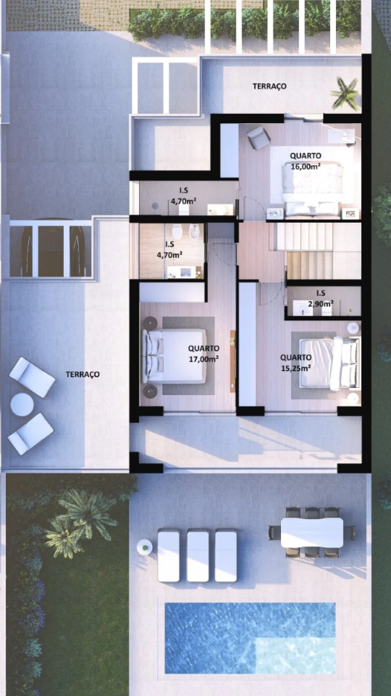 Moradia T3 para Venda em Quarteira Planta 6