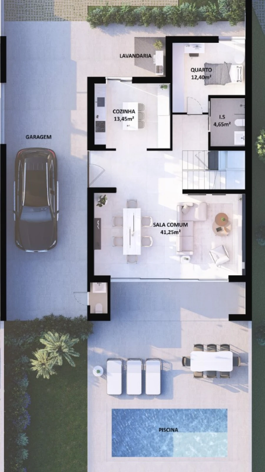 Moradia T3 para Venda em Quarteira Planta 7