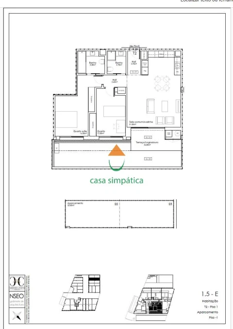 Apartamento T2 para Venda em Gulpilhares e Valadares