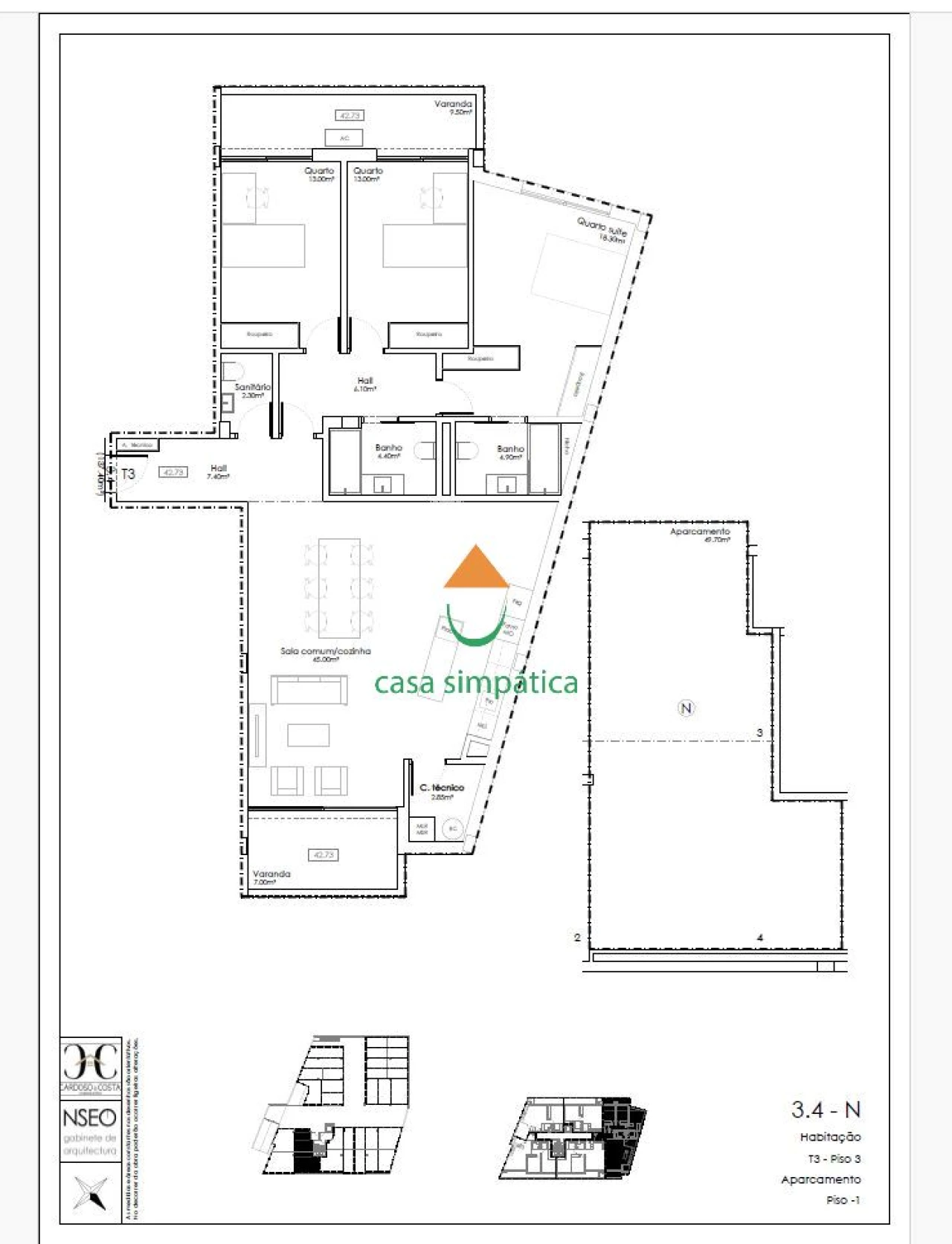 Apartamento T3 para Venda em Gulpilhares e Valadares Foto 14