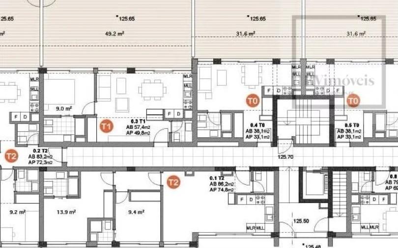 Apartamento T2 para Venda em Paranhos Foto 8