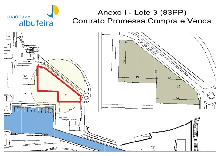Terreno para Venda em Albufeira e Olhos de Água Planta 1