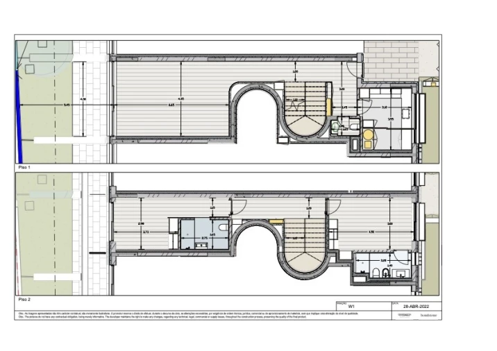 Apartamento T2 para Venda em Aldoar, Foz do Douro e Nevogilde Planta 1