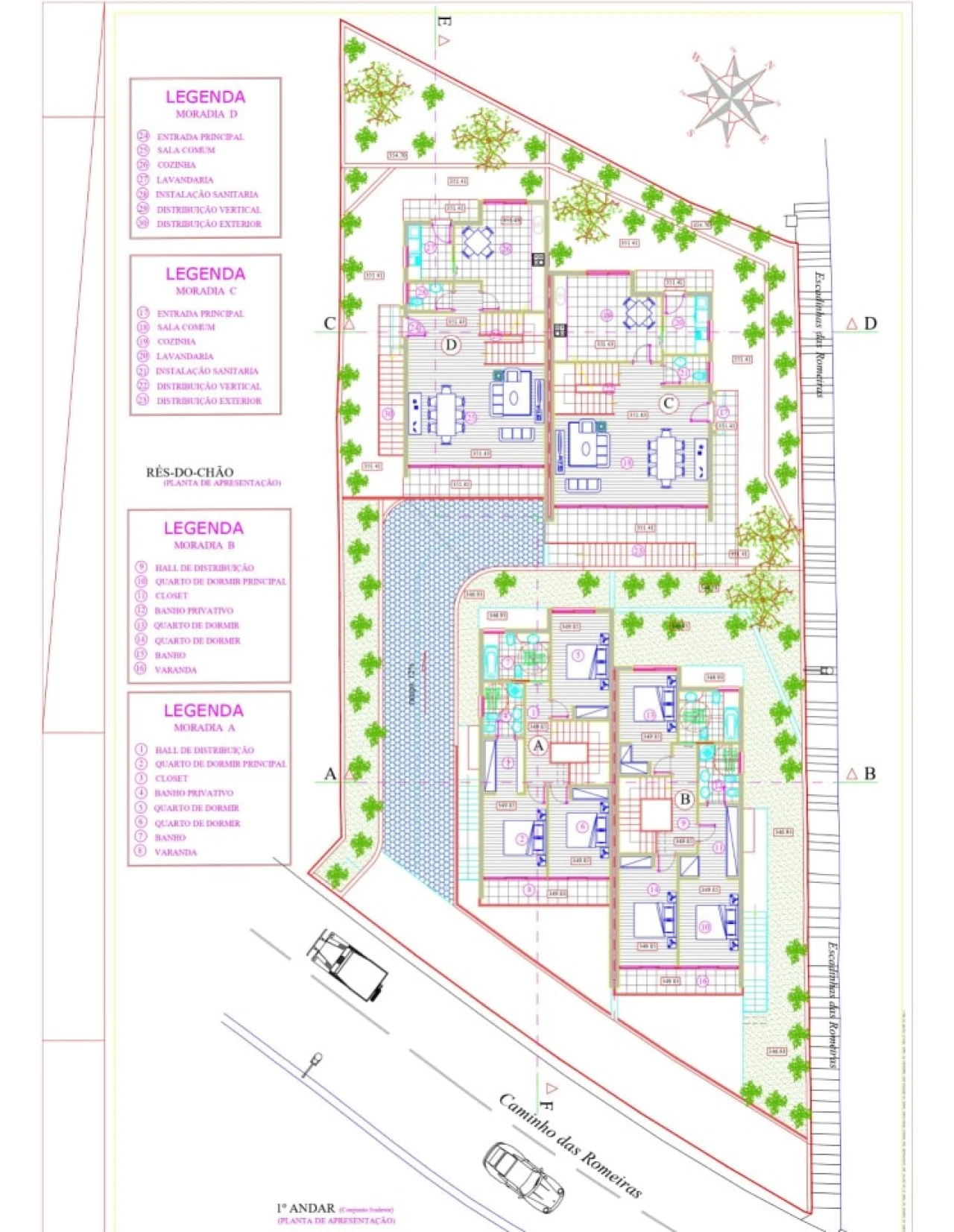 Moradia T3 para Venda em Santo Antonio Planta 2