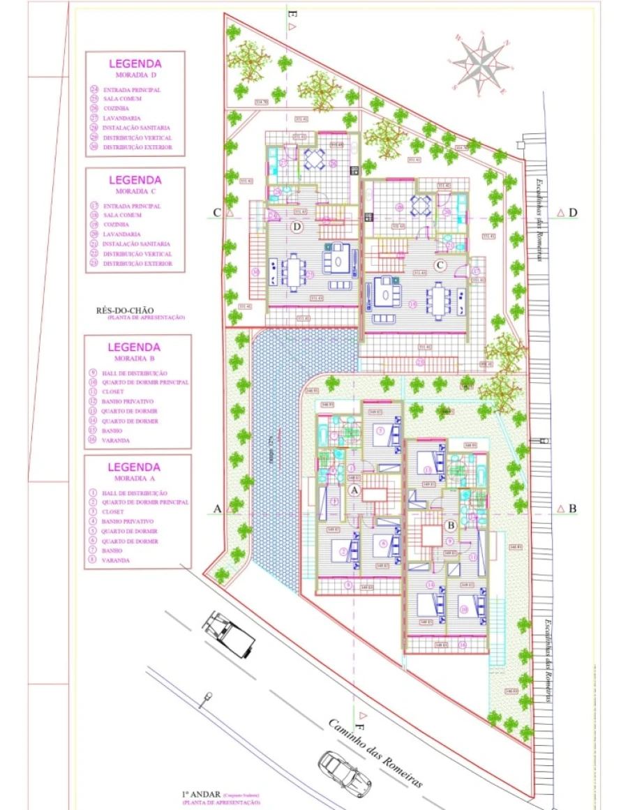 Moradia T3 para Venda em Santo Antonio Planta 2