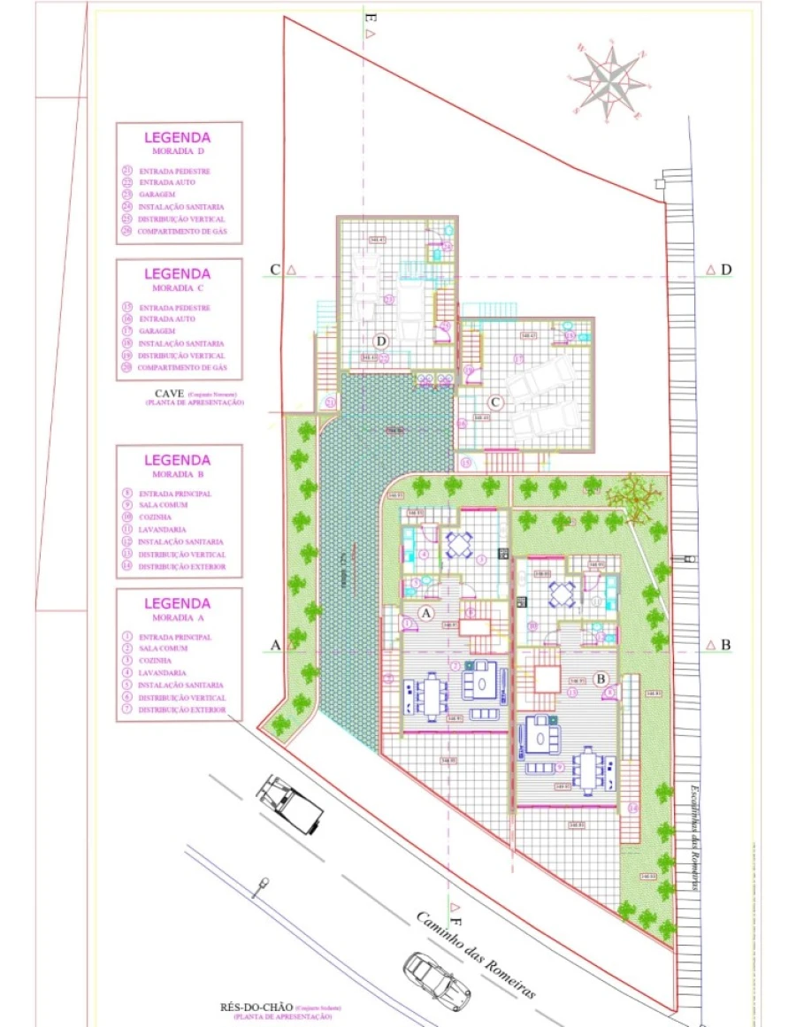 Moradia T3 para Venda em Santo Antonio Planta 3