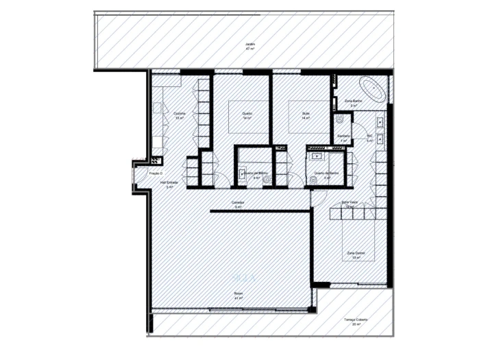 Apartamento T3 para Venda em Oliveira do Douro Planta 1