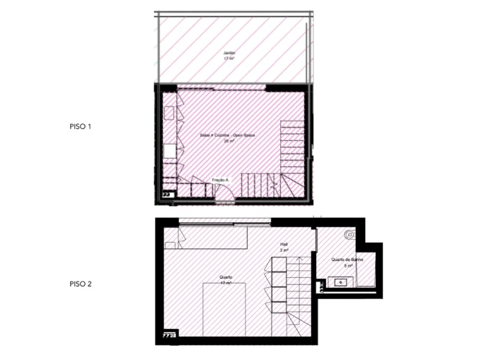 Apartamento T1 para Venda em Oliveira do Douro Planta 1