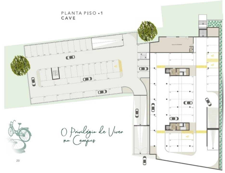 Apartamento T1 para Arrendamento em Paranhos Planta 2