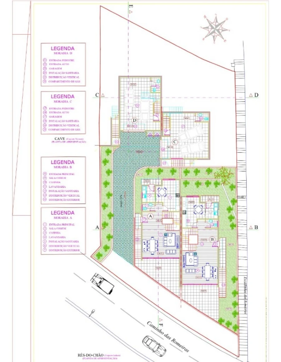 Moradia T3 para Venda em Santo Antonio Planta 2