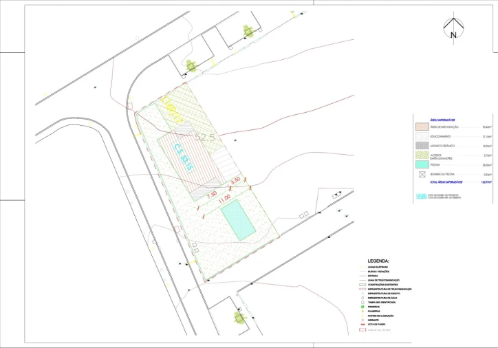 Moradia T3 para Venda em Quarteira Planta 2