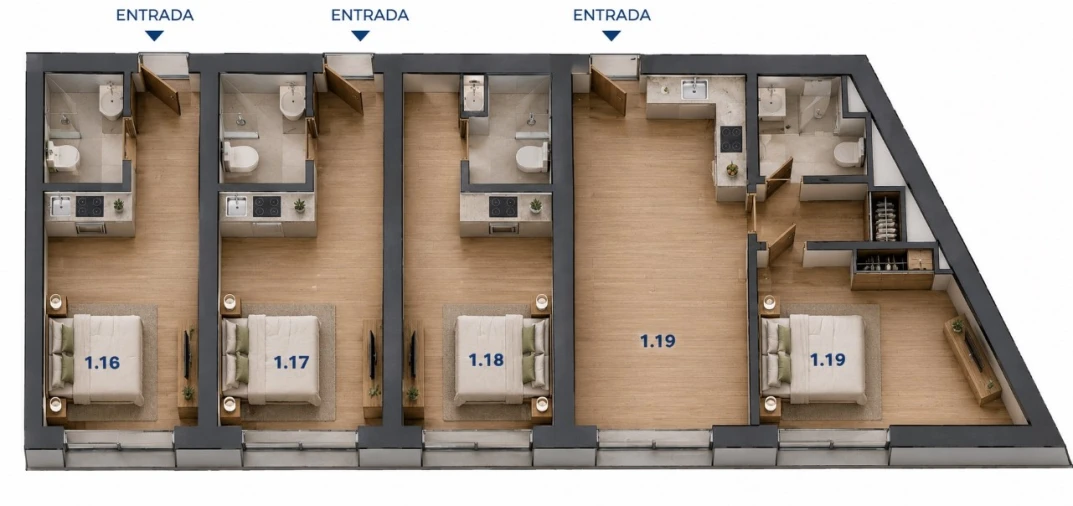 Apartamento para Venda em Campanhã Planta 1