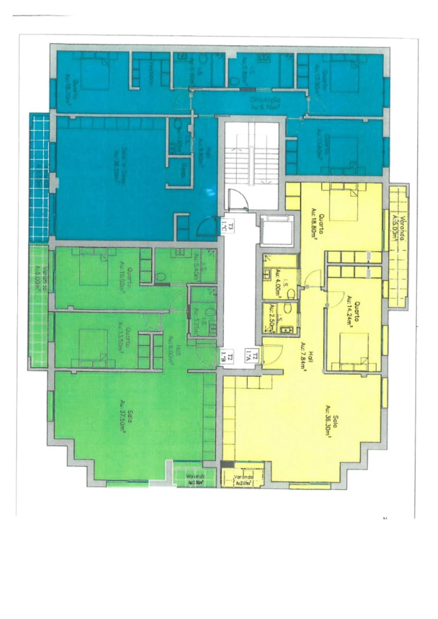 Apartamento T3 para Venda em Ericeira Planta 1