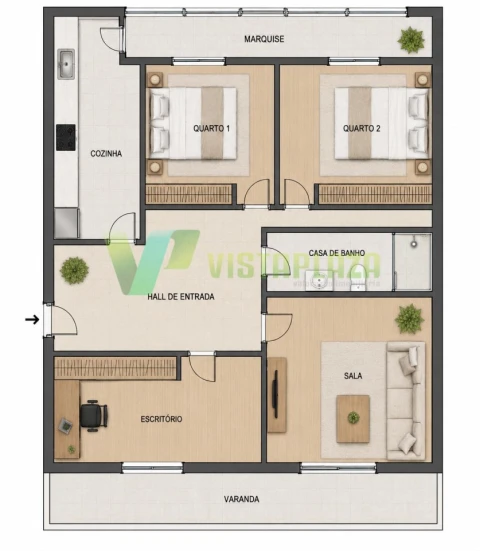 Apartamento T2 para Venda em Lagoa e Carvoeiro