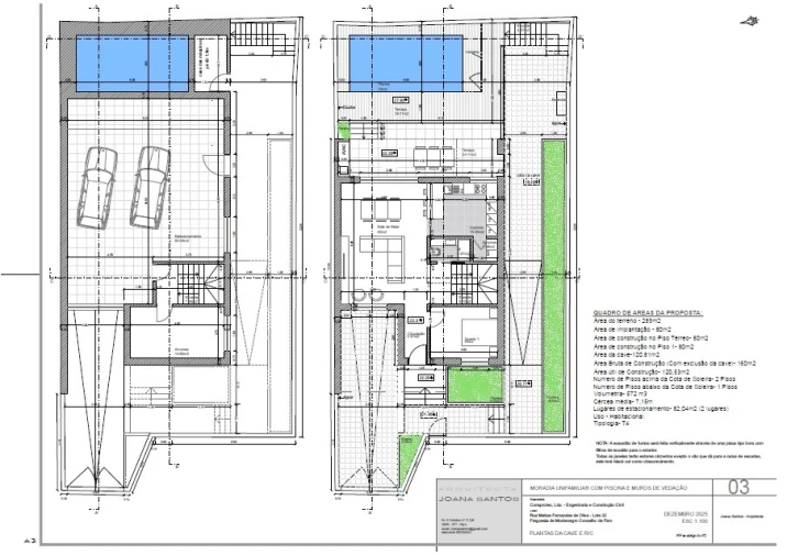 Moradia T4 para Venda em Montenegro Planta 1