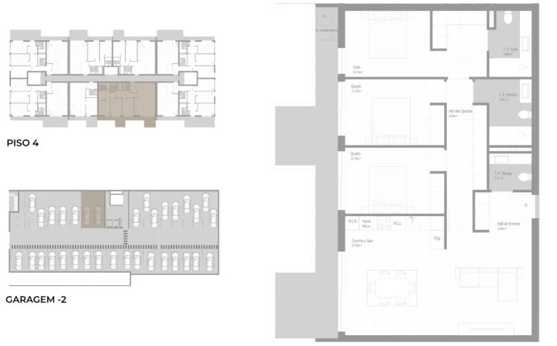 Apartamento T3 para Venda em Valongo Planta 1