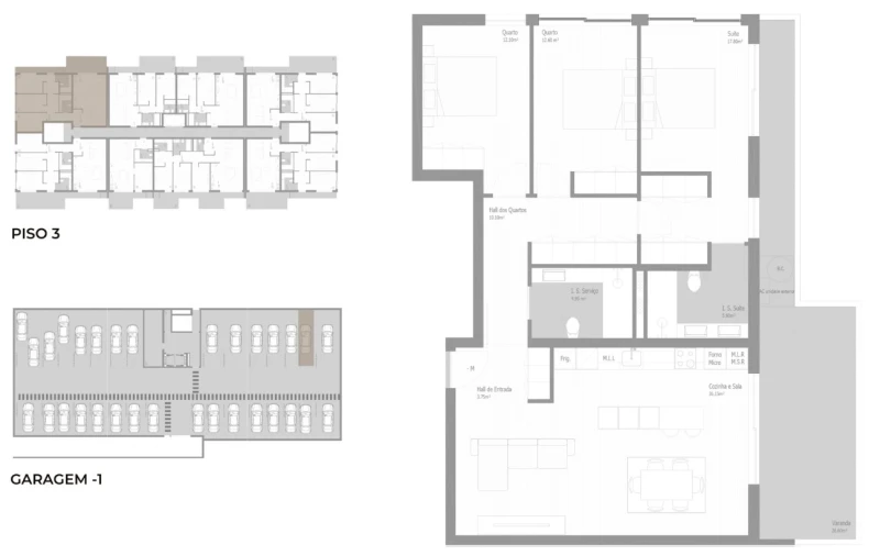 Apartamento T3 para Venda em Valongo Planta 1