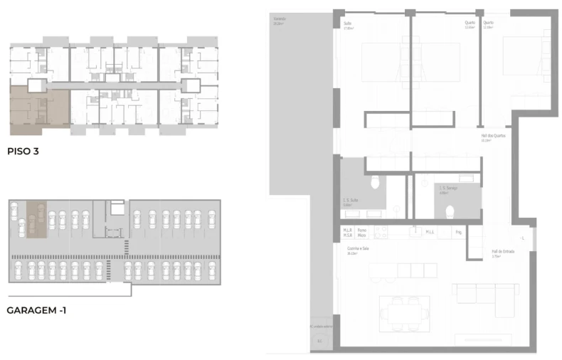 Apartamento T3 para Venda em Valongo Planta 1