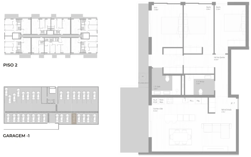 Apartamento T3 para Venda em Valongo Planta 1