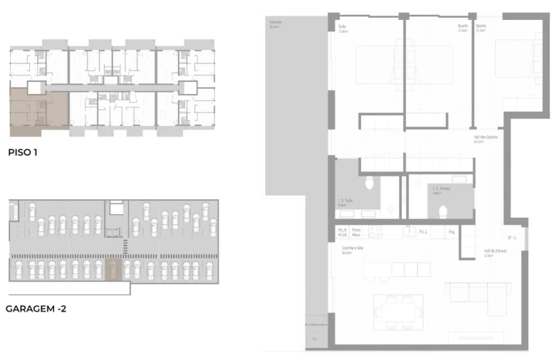Apartamento T3 para Venda em Valongo Planta 1