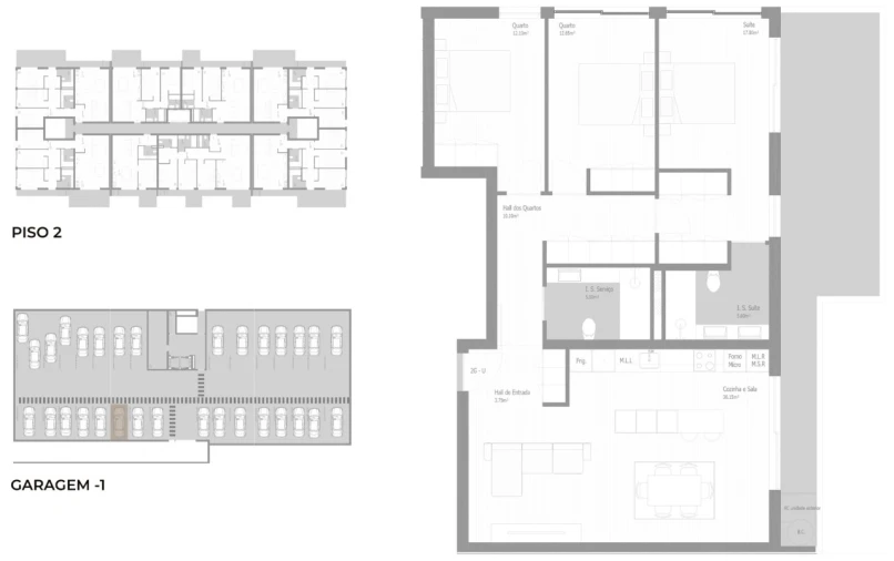 Apartamento T3 para Venda em Valongo Planta 1