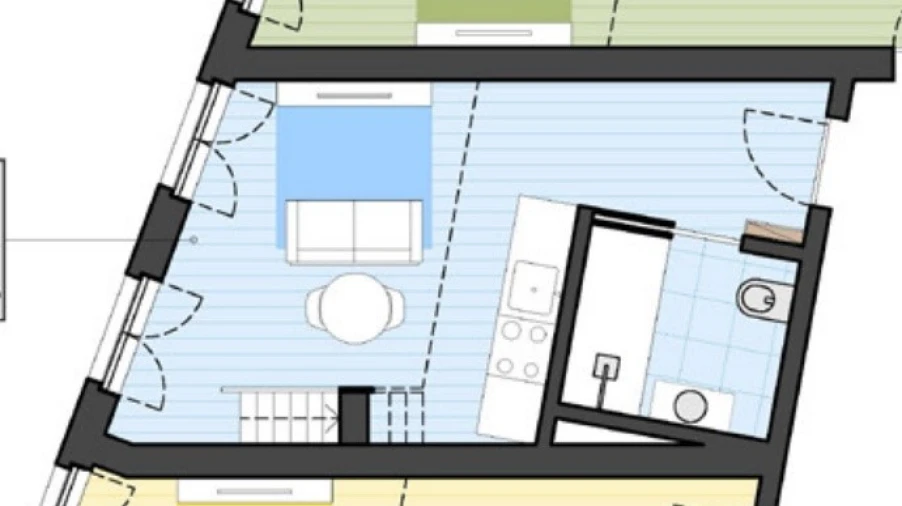 Apartamento T1 para Venda em Paranhos Planta 1
