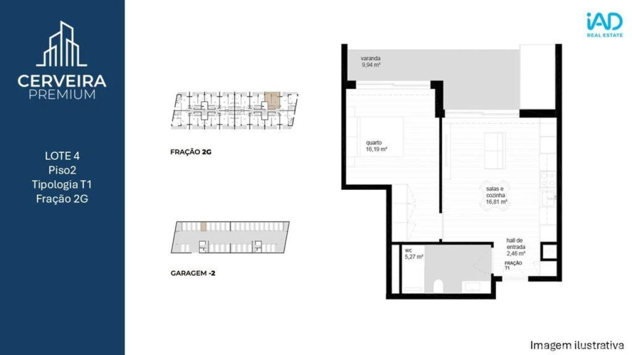 Apartamento T1 para Venda em Vila Nova de Cerveira e Lovelhe Foto 6