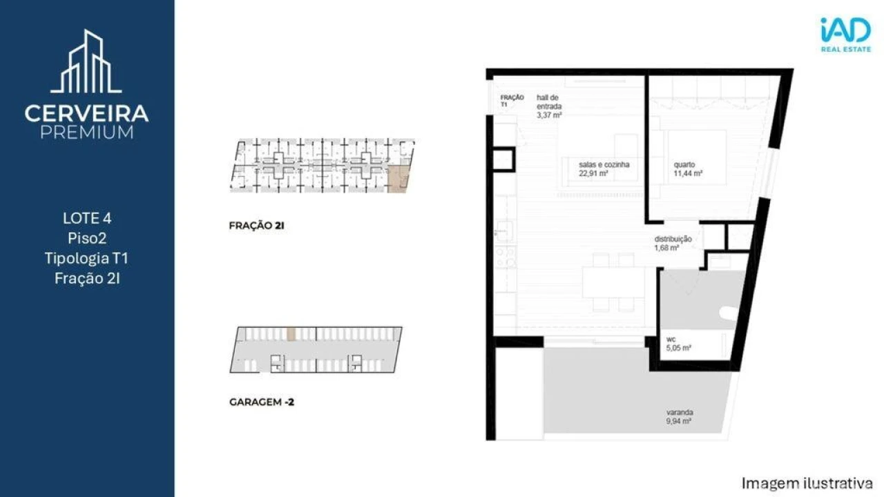 Apartamento T1 para Venda em Vila Nova de Cerveira e Lovelhe Foto 6