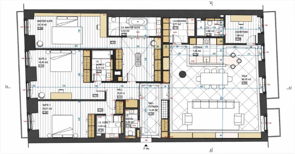 Apartamento T6 para Venda em Santa Maria Maior Planta 1