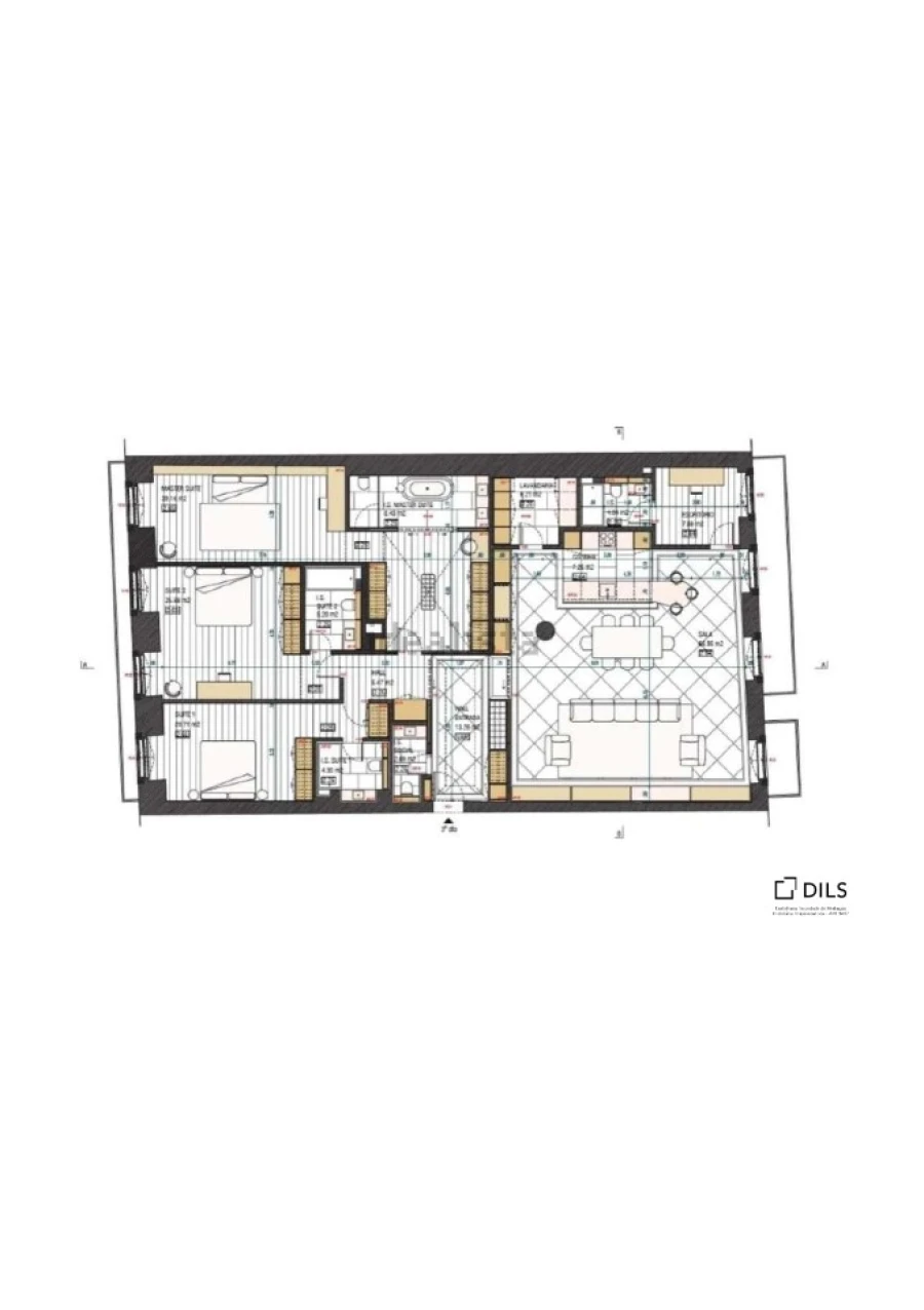Apartamento T6 para Venda em Santa Maria Maior Planta 2