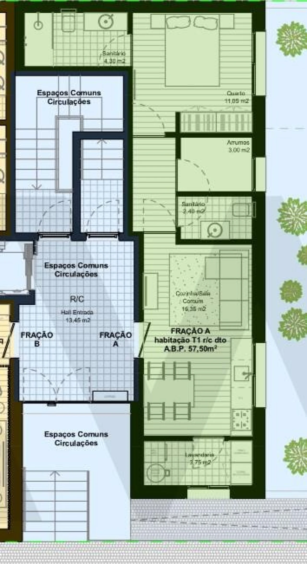 Apartamento T1 para Venda em Aguas Santas Foto 8
