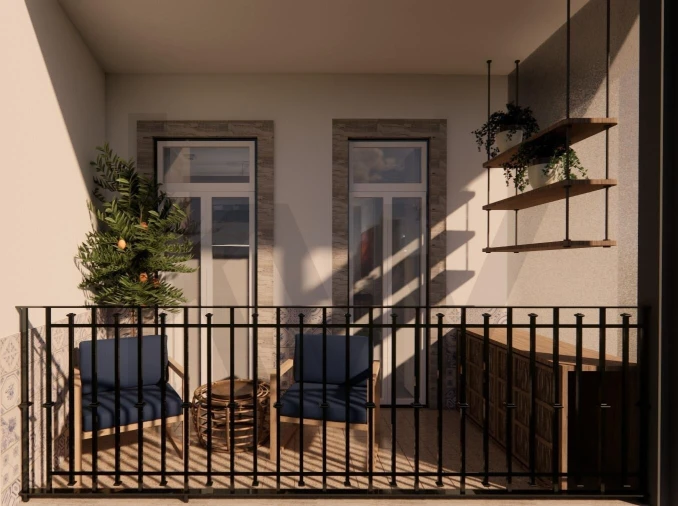 Apartamento T1 para Venda em Estrela Foto 5