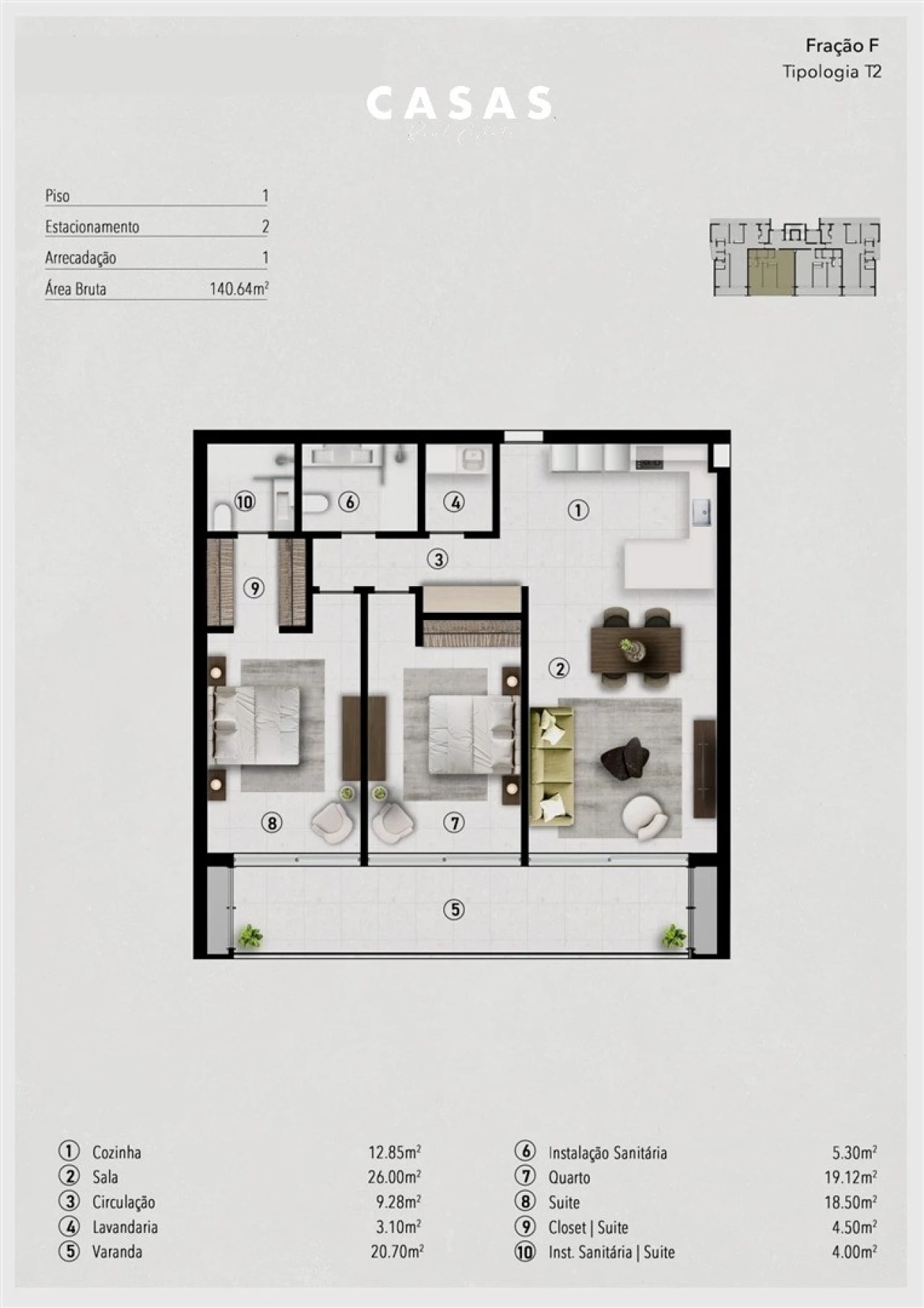 Apartamento T2 para Venda em Funchal (São Pedro) Foto 12