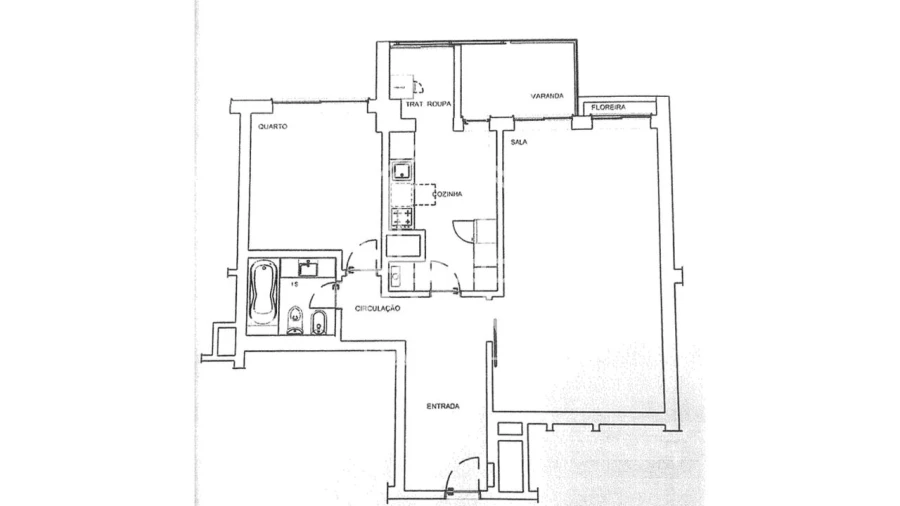 Apartamento T1 para Arrendamento em Alvalade Foto 27