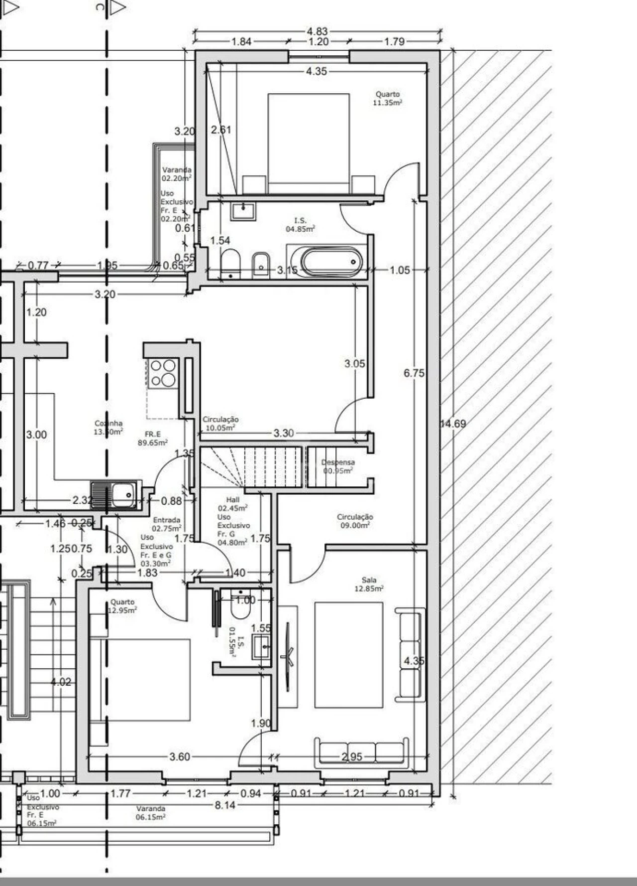 Apartamento T2 para Venda em Alcobaça e Vestiaria Foto 37