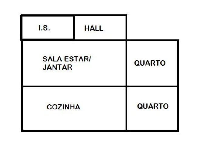Moradia T2 para Venda em Cornes Planta 1