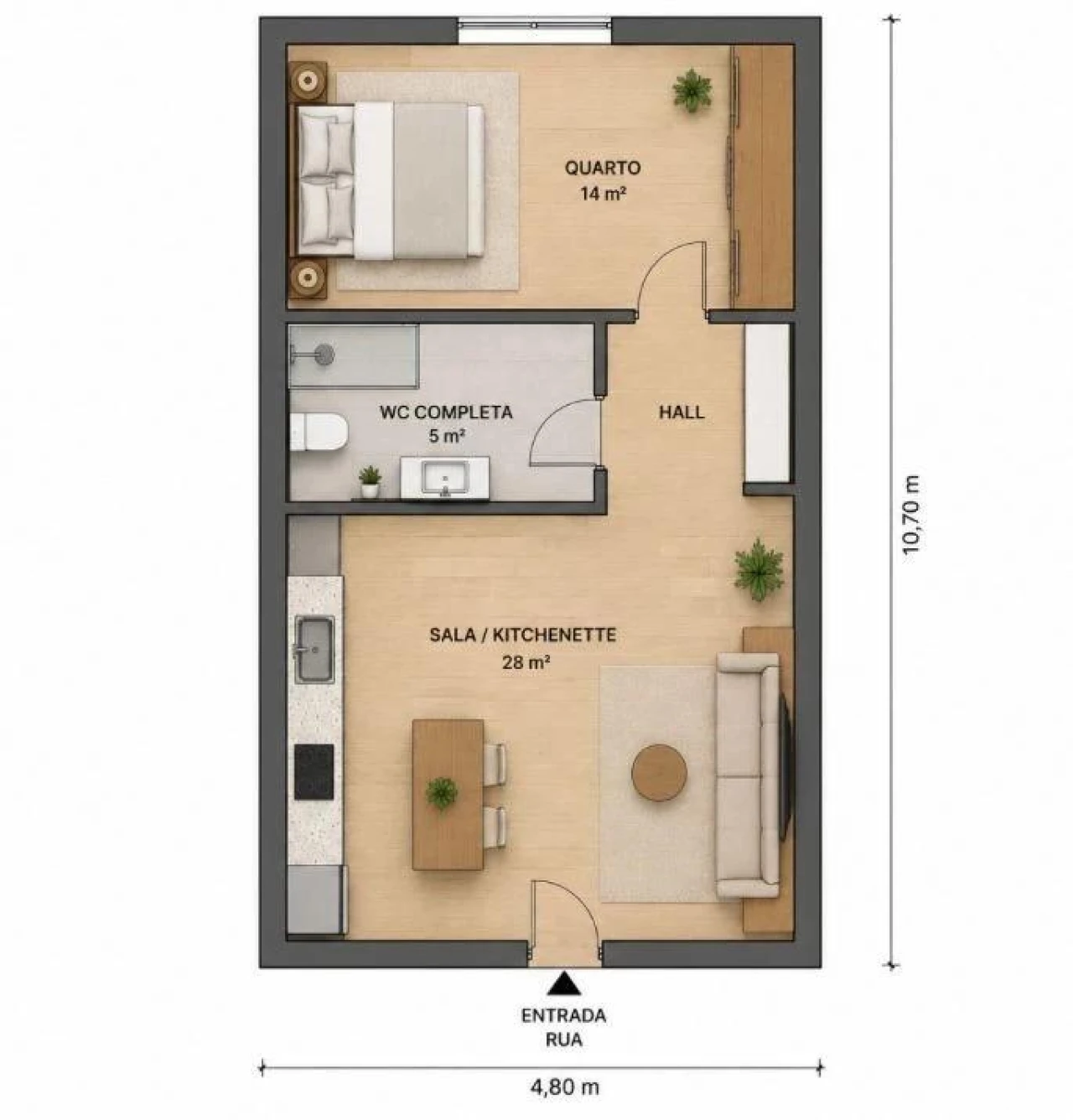 Apartamento T1 para Venda em Arroios Foto 16