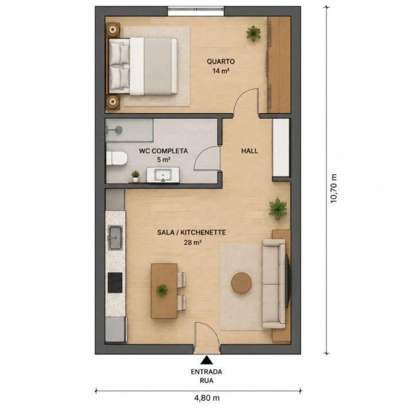Apartamento T1 para Venda em Arroios Foto 16