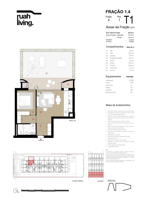 Apartamento T1 para Venda em Arcozelo