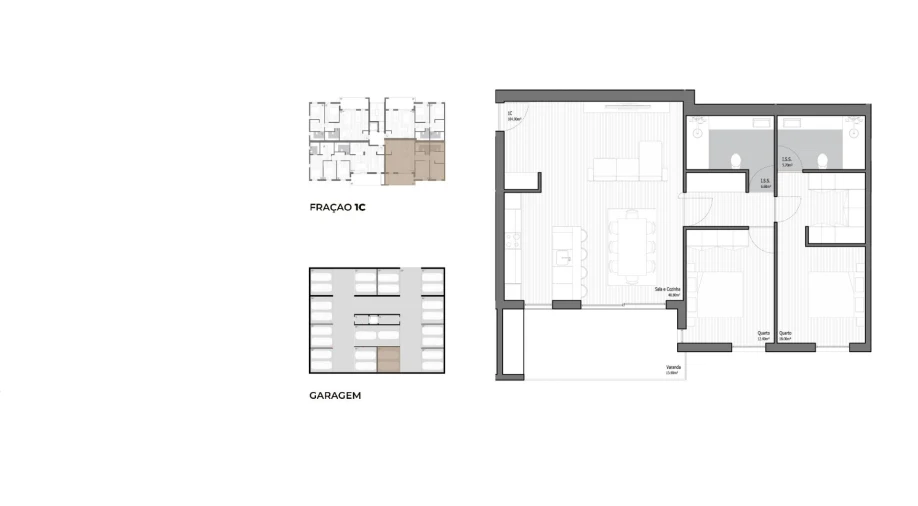 Apartamento T2 para Venda em Poiares (Santo Andre) Foto 9
