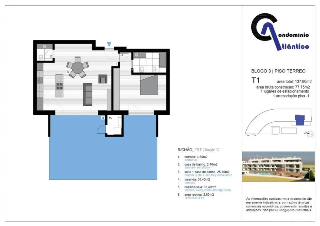 Apartamento T1 para Venda em Silveira Foto 10