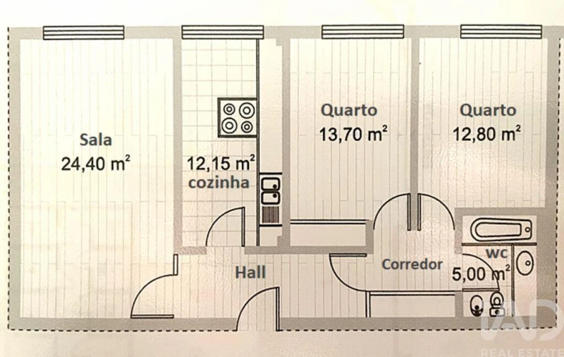 Apartamento T2 para Venda em Santa Clara Foto 28