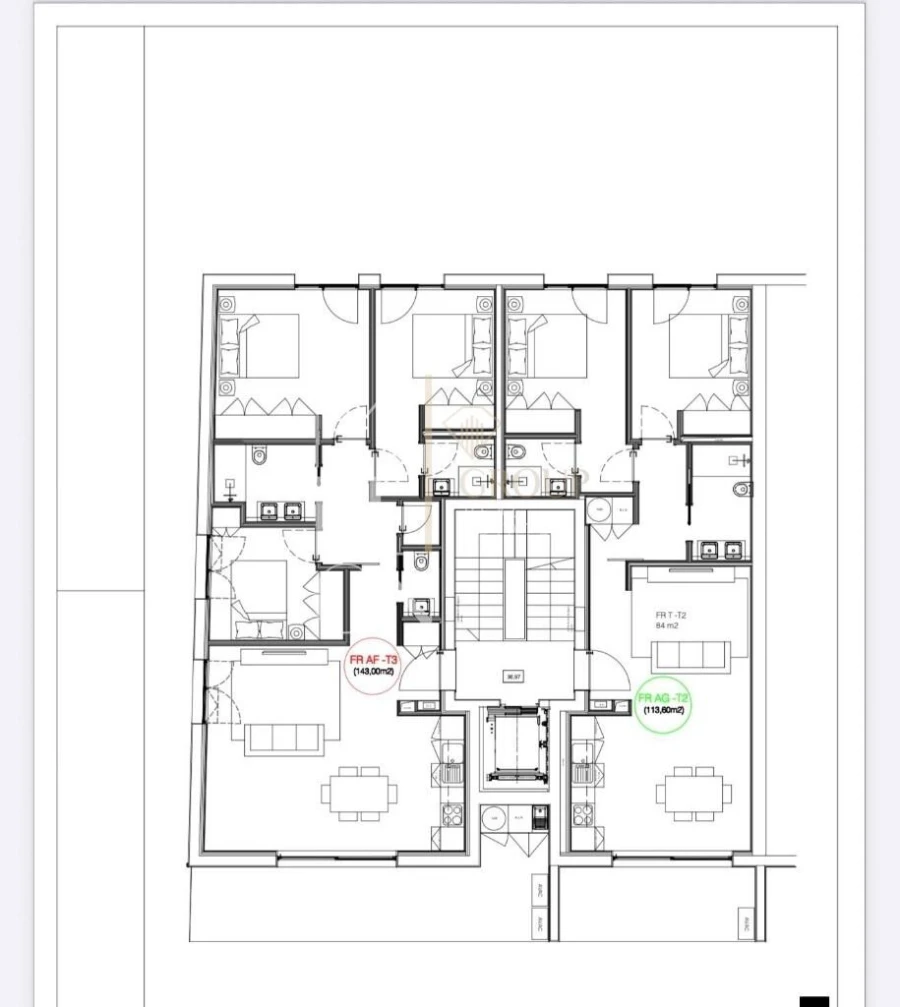 Apartamento T3 para Venda em Bougado (São Martinho e Santiago) Foto 16