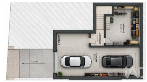 Moradia T3 para Venda em Igreja Nova e Cheleiros