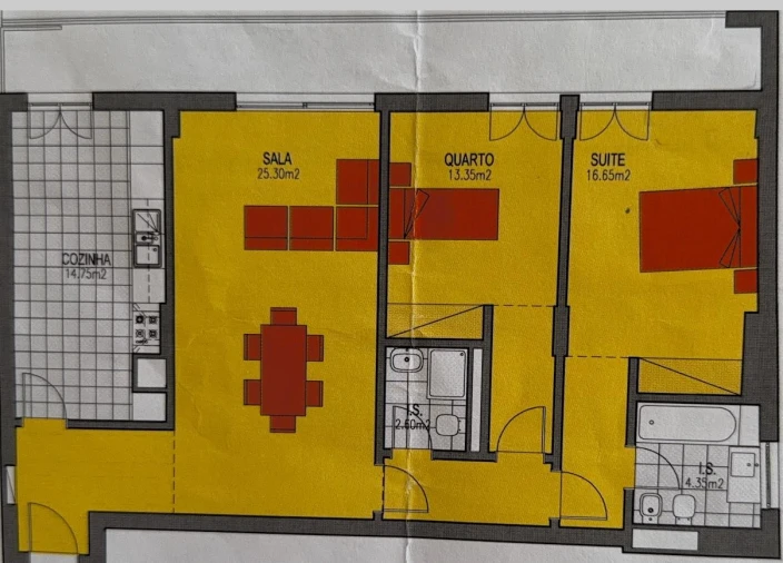 Apartamento T2 para Venda em Seixal, Arrentela e Aldeia de Paio Pires Planta 1