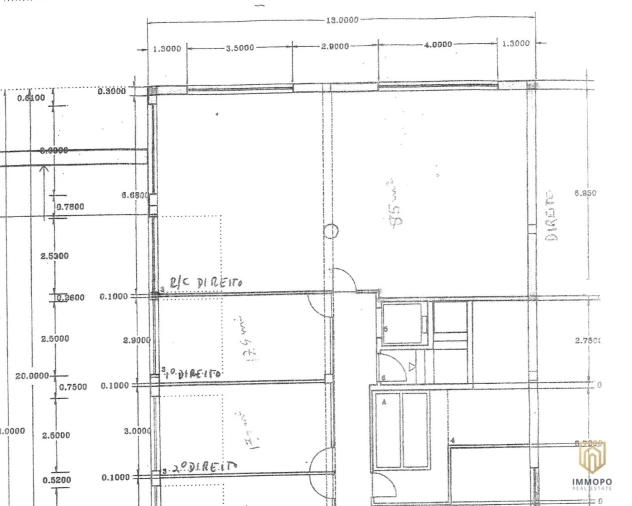 Apartamento T3 para Venda em Ermesinde Planta 1