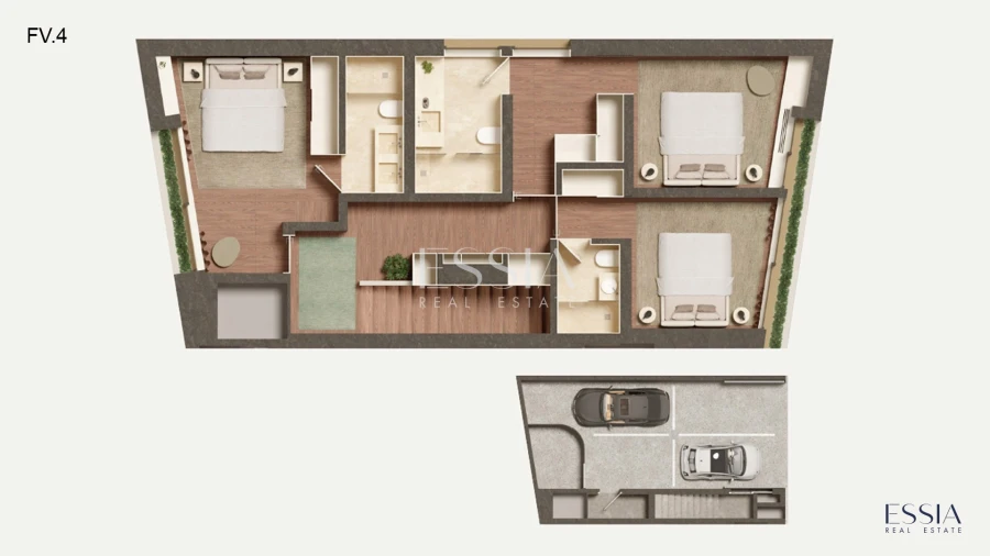 Apartamento T3 para Venda em Aldoar, Foz do Douro e Nevogilde Planta 2